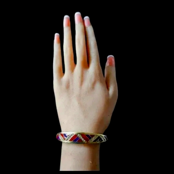 Sold Asch Grossbardt 14k Gold Diamond Bangle Bracelet 30 gm - Picture 3 of 17